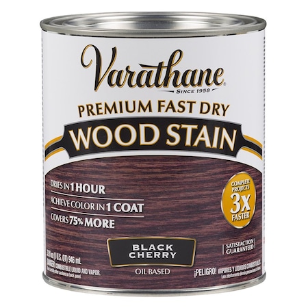 Rust-Oleum 1 Qt Black Cherry Varathane Premium Fast Dry Wood Stain 262009